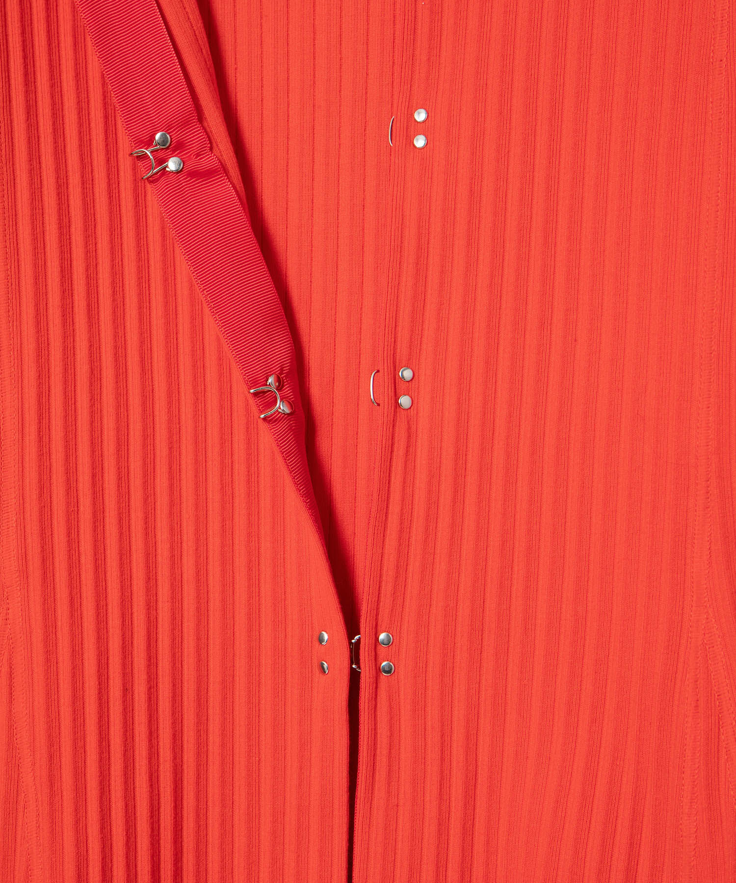 ADAM ET ROPE'「【WEB限定・洗える】フレアーリブカーディガン」|カーディガン|