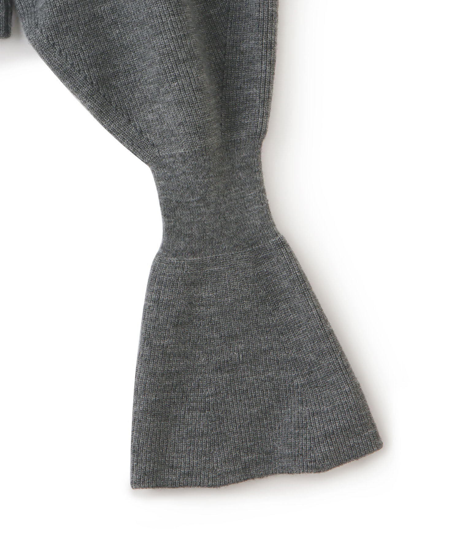 ADAM ET ROPE'「【WEB限定・サステナブル・洗える】フレアカフスパターンニット」|ニット・セーター|