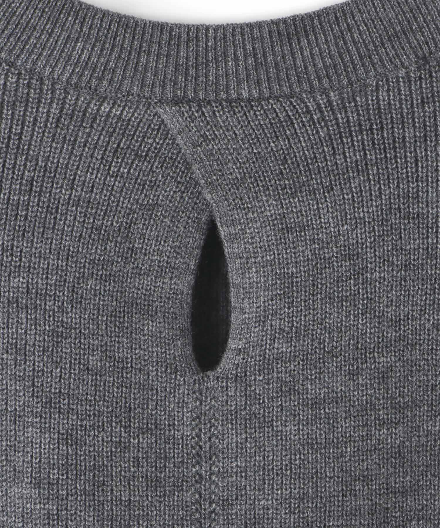 ADAM ET ROPE'「【WEB限定・サステナブル・洗える】フレアカフスパターンニット」|ニット・セーター|