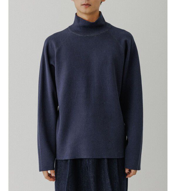 リバーシブル》カシミヤブレンド オフタートルニット（ADAM ET ROPE