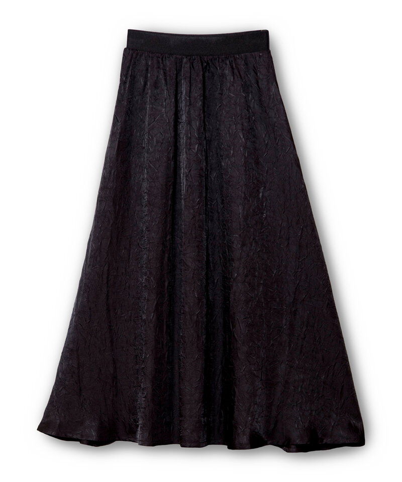  「ワッシャーフレアースカート」|フレア|