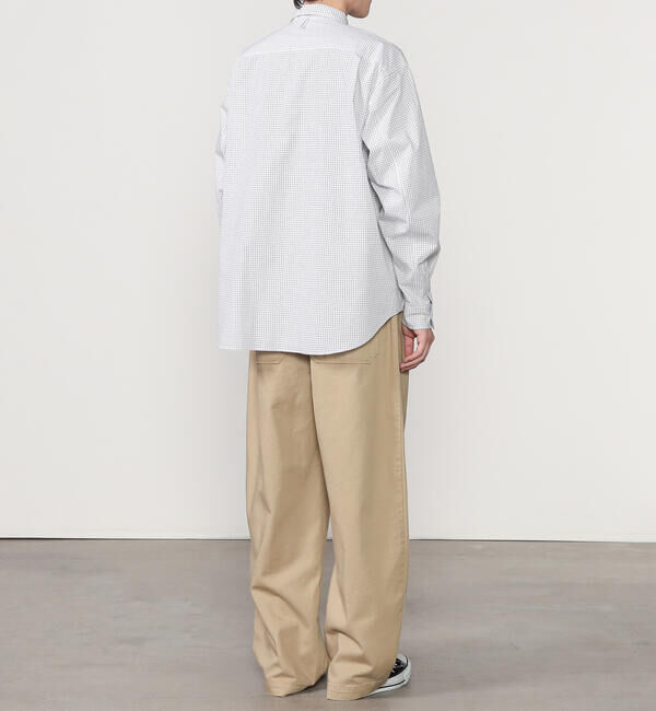 DANTON「DANTON | コットンタイプライター 長袖ワークシャツ MEN」|シャツ・ブラウス|