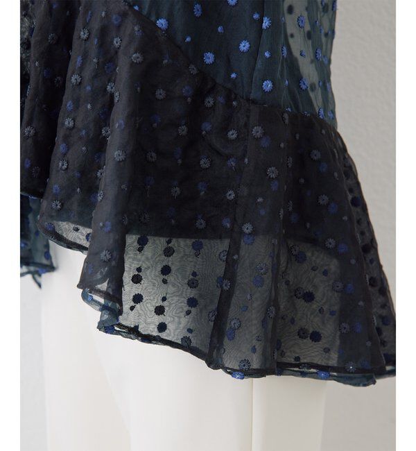  「ドットシアーブラウス」|シャツ・ブラウス|