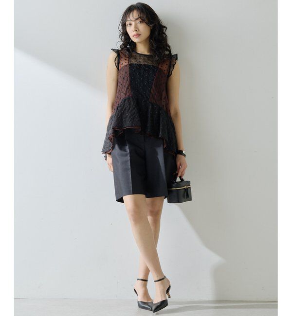  「ドットシアーブラウス」|シャツ・ブラウス|