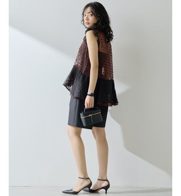  「ドットシアーブラウス」|シャツ・ブラウス|