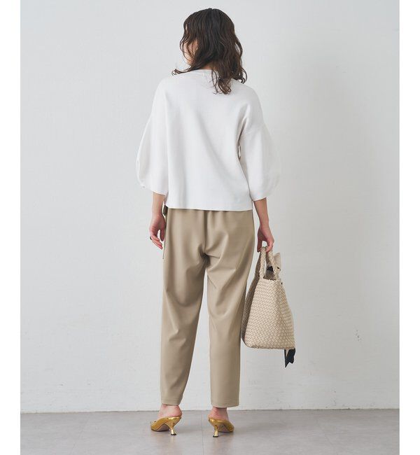 【2025SS】ドローイングナンバーズ コットン袖パフニットプルオーバー 38 Drawing Numbers】コットン袖パフニットプルオーバー（Drawing Numbers