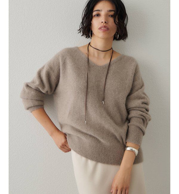 フォックスウール Vネックプルオーバー｜ルミネのファッション通販