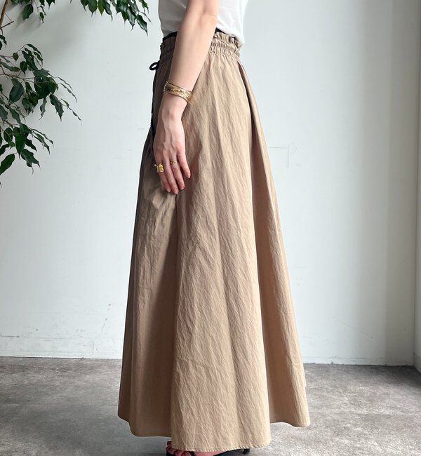  「【WEB限定】ダブルウエストギャザースカート」|スカート|