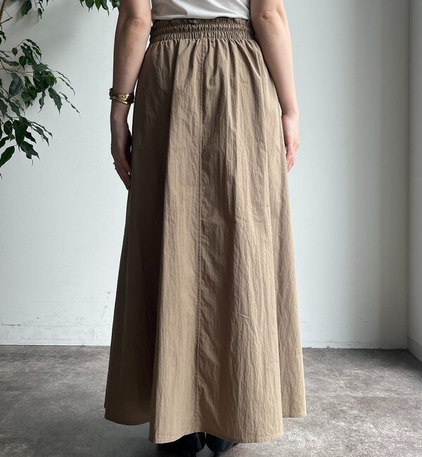  「【WEB限定】ダブルウエストギャザースカート」|スカート|