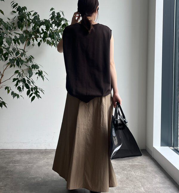  「【WEB限定】ダブルウエストギャザースカート」|スカート|
