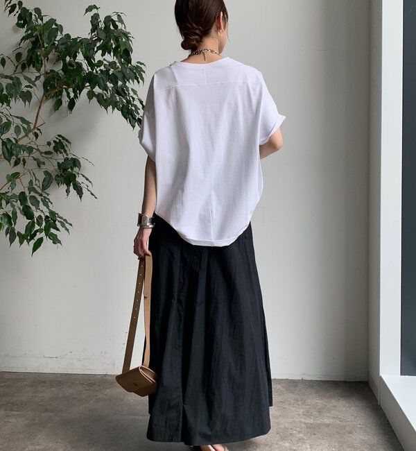  「【WEB限定】ダブルウエストギャザースカート」|スカート|