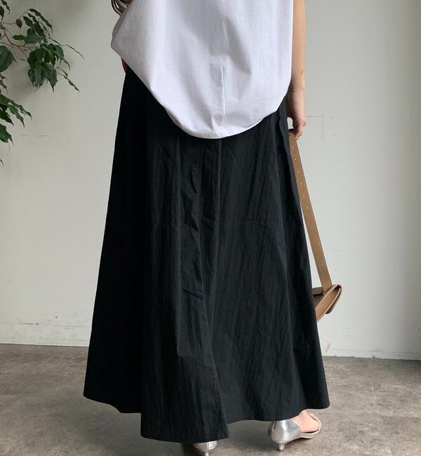  「【WEB限定】ダブルウエストギャザースカート」|スカート|