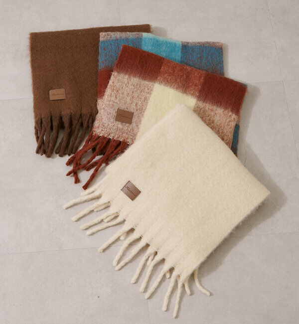  「【5色展開】フリンジマフラー」|マフラー|