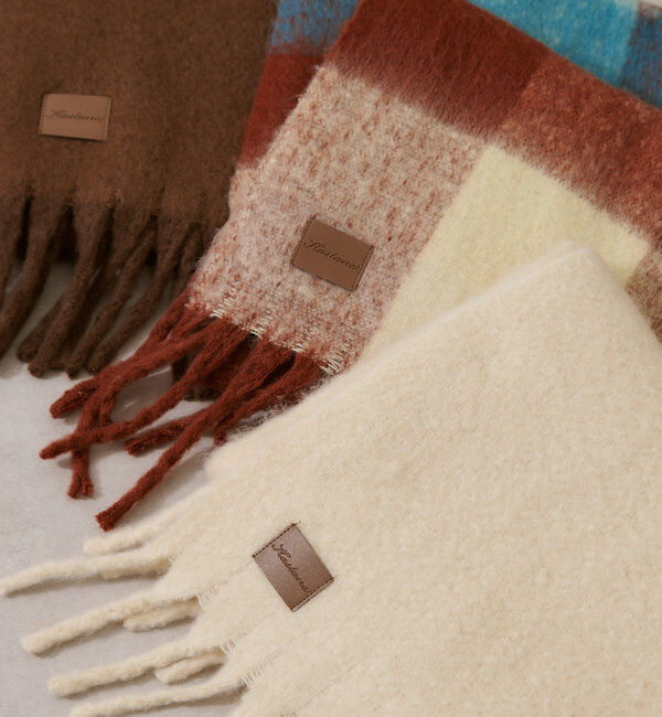  「【5色展開】フリンジマフラー」|マフラー|