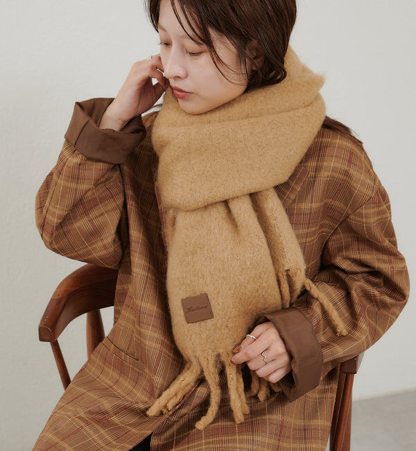  「【5色展開】フリンジマフラー」|マフラー|