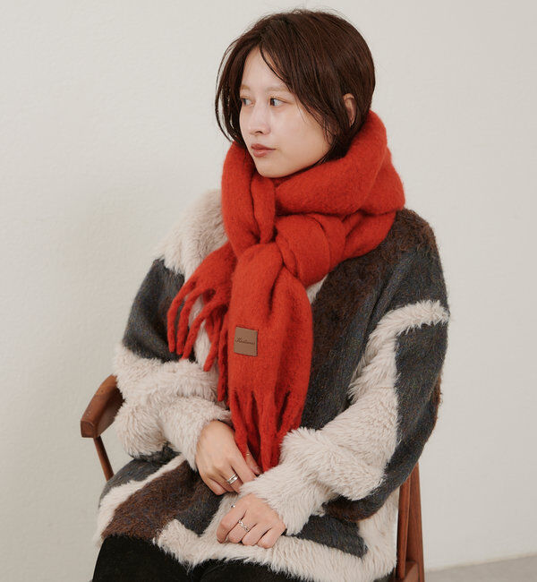  「【5色展開】フリンジマフラー」|マフラー|