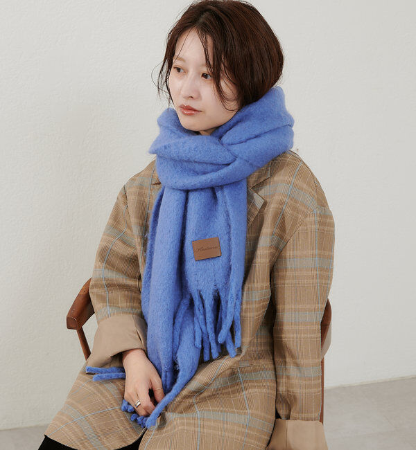  「【5色展開】フリンジマフラー」|マフラー|