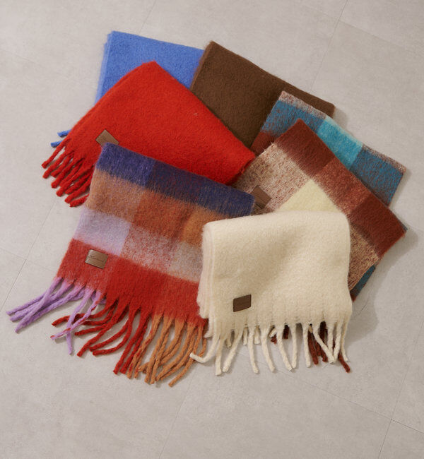  「【5色展開】フリンジマフラー」|マフラー|