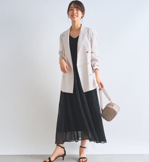  「《主役級アイテム》ニット切替プリーツジャガードドットワンピース」|その他|