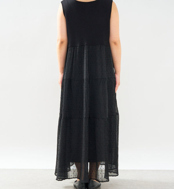  「《主役級アイテム》ニット切替プリーツジャガードドットワンピース」|その他|