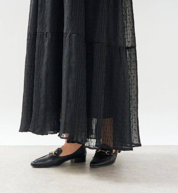  「《主役級アイテム》ニット切替プリーツジャガードドットワンピース」|その他|