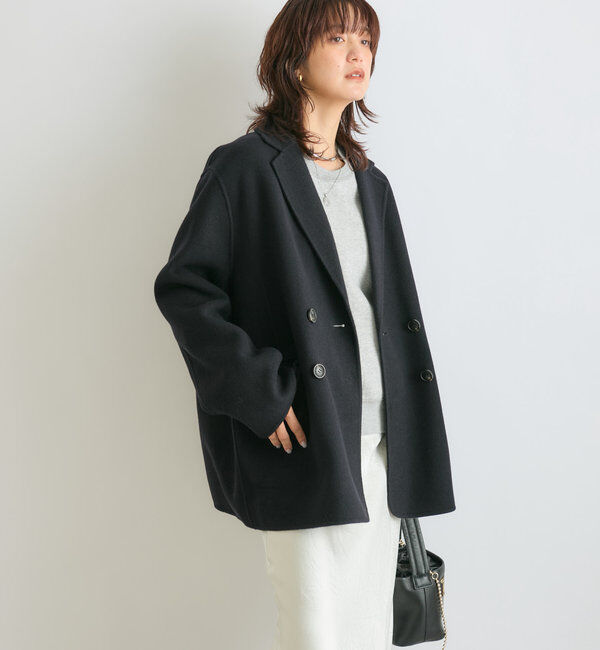  「【軽い着心地】リバーテーラードジャコット」|テーラードジャケット|