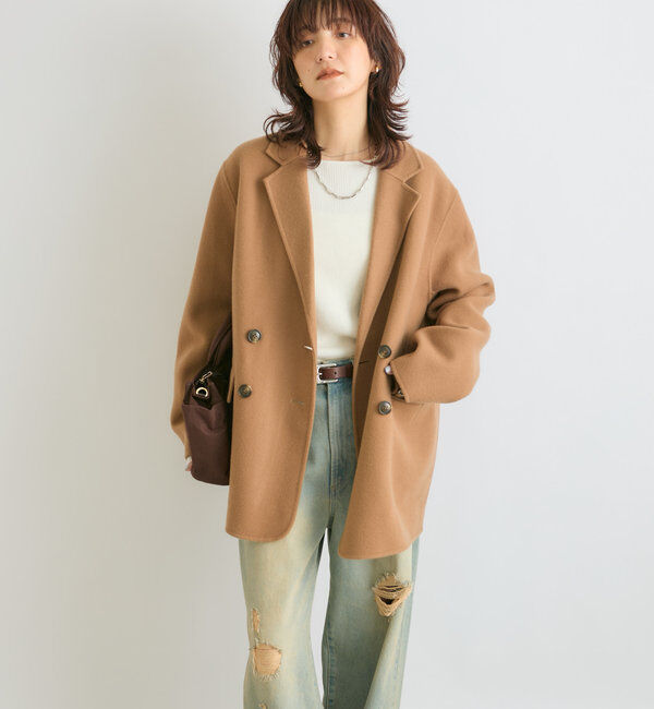  「【軽い着心地】リバーテーラードジャコット」|テーラードジャケット|