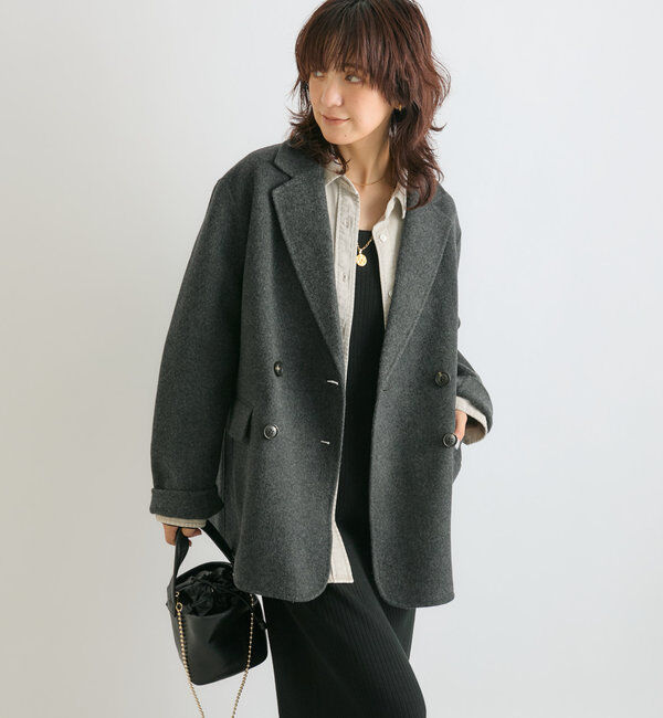  「【軽い着心地】リバーテーラードジャコット」|テーラードジャケット|