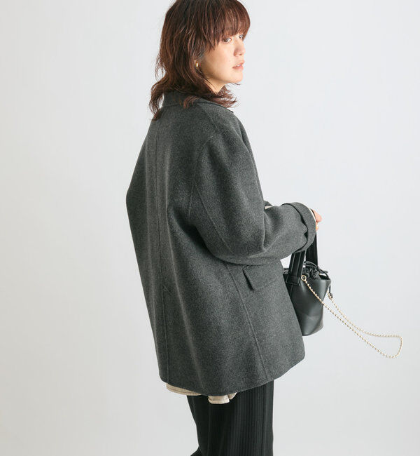  「【軽い着心地】リバーテーラードジャコット」|テーラードジャケット|