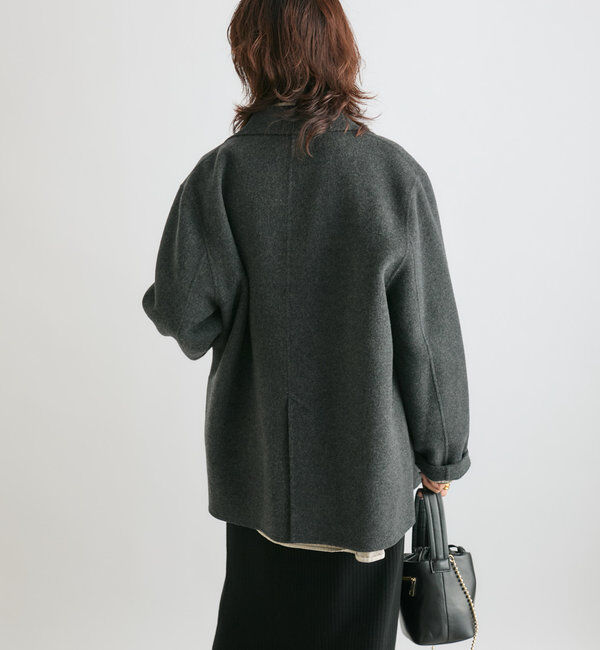  「【軽い着心地】リバーテーラードジャコット」|テーラードジャケット|