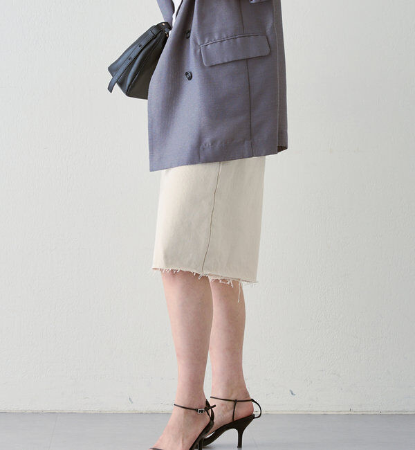  「【HERITANOVUM】ハーフデニムパンツ」|デニム|