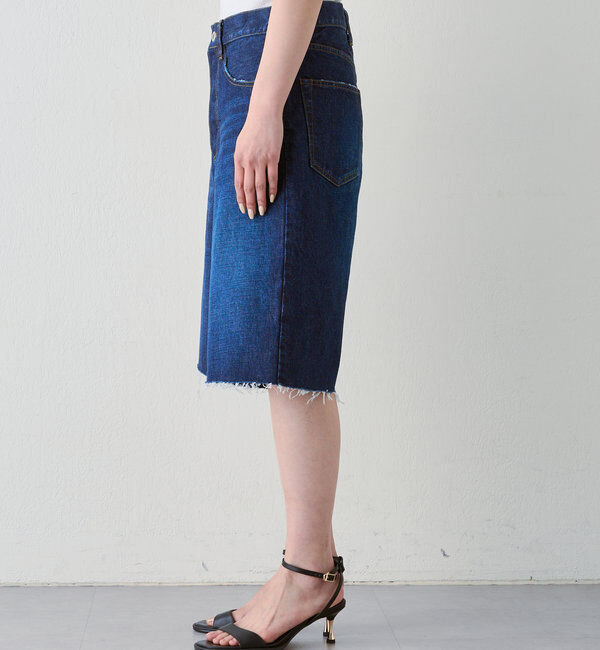  「【HERITANOVUM】ハーフデニムパンツ」|デニム|