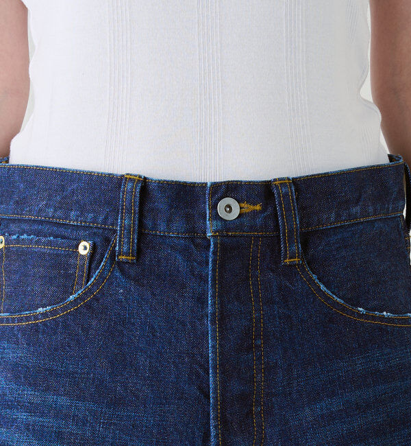  「【HERITANOVUM】ハーフデニムパンツ」|デニム|