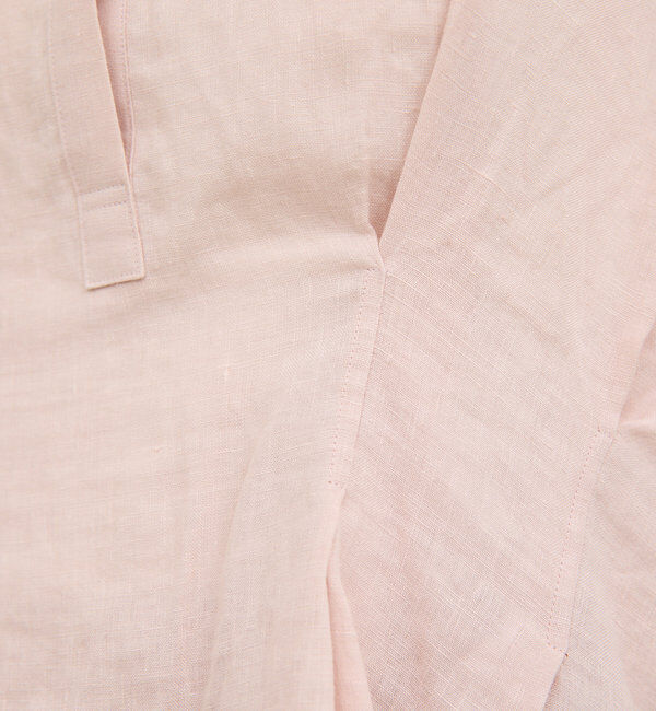  「【大人気ブラウスがリバイバル！】ハーフスリーブウエストシェイプシャツ」|シャツ・ブラウス|