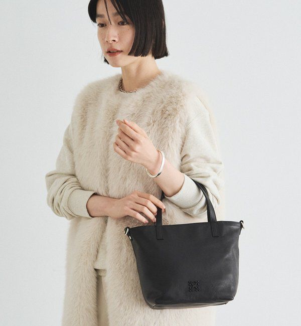  「レザー2WAYミニトートバッグ」|トートバッグ|