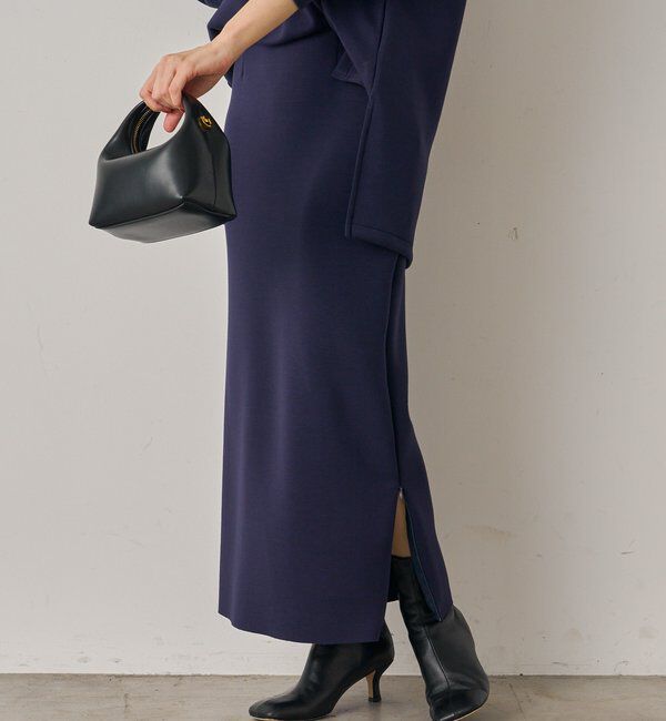  「【Lサイズも登場！】ポンチZIPタイトスカート」|スカート|