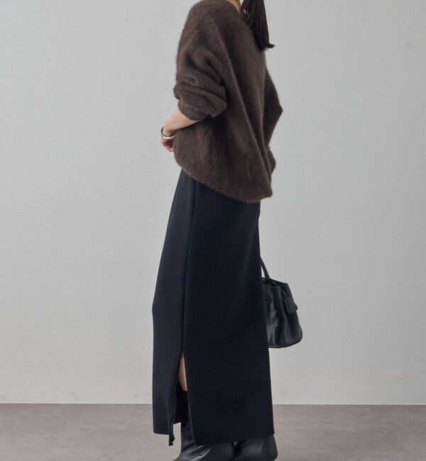  「【Lサイズも登場！】ポンチZIPタイトスカート」|スカート|