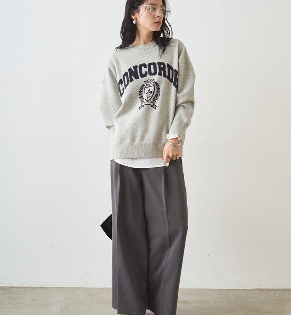  「ジャガードロゴニット」|ニット・セーター|