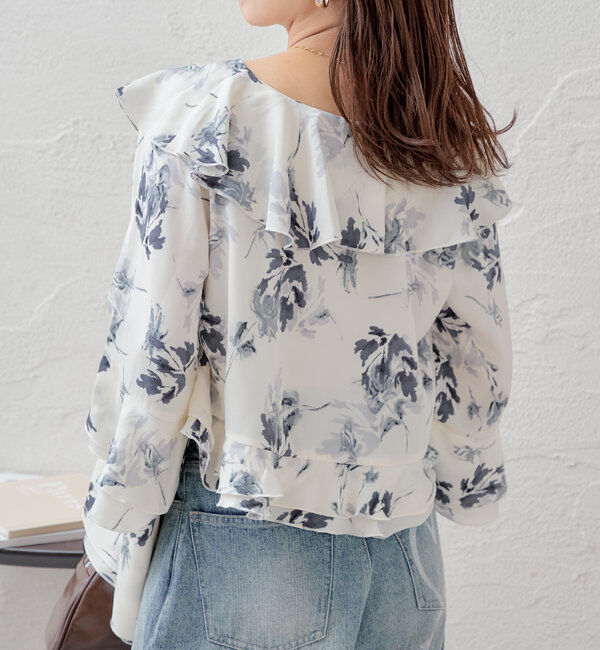  「ラッフルフリルブラウス」|シャツ・ブラウス|