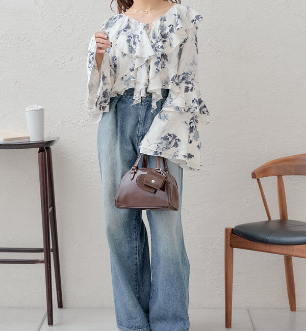  「ラッフルフリルブラウス」|シャツ・ブラウス|