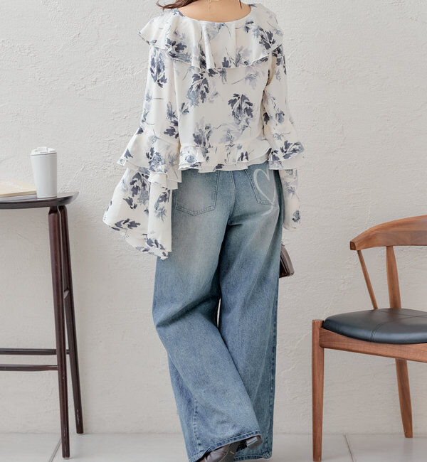  「ラッフルフリルブラウス」|シャツ・ブラウス|