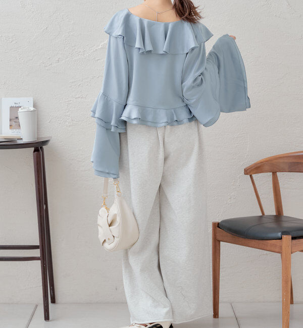  「ラッフルフリルブラウス」|シャツ・ブラウス|