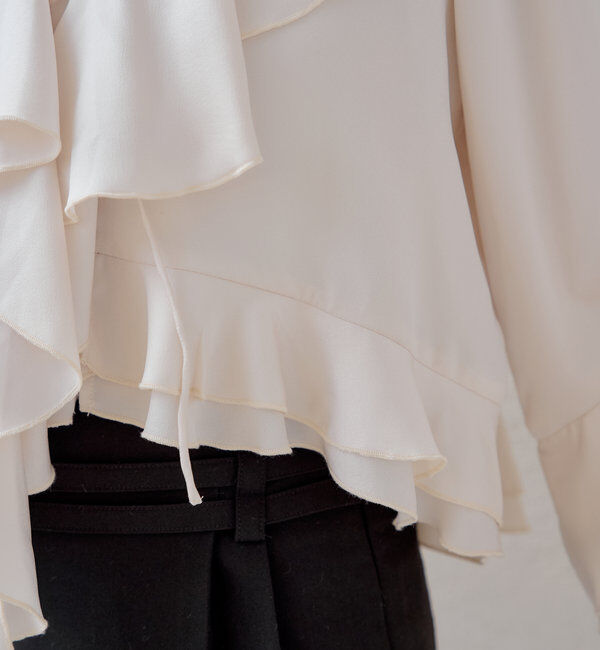  「ラッフルフリルブラウス」|シャツ・ブラウス|