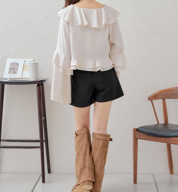  「ラッフルフリルブラウス」|シャツ・ブラウス|