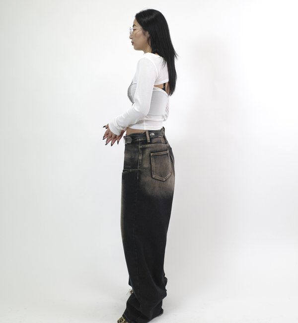  「ナンバリングバックデザイントップス」|Tシャツ・カットソー|