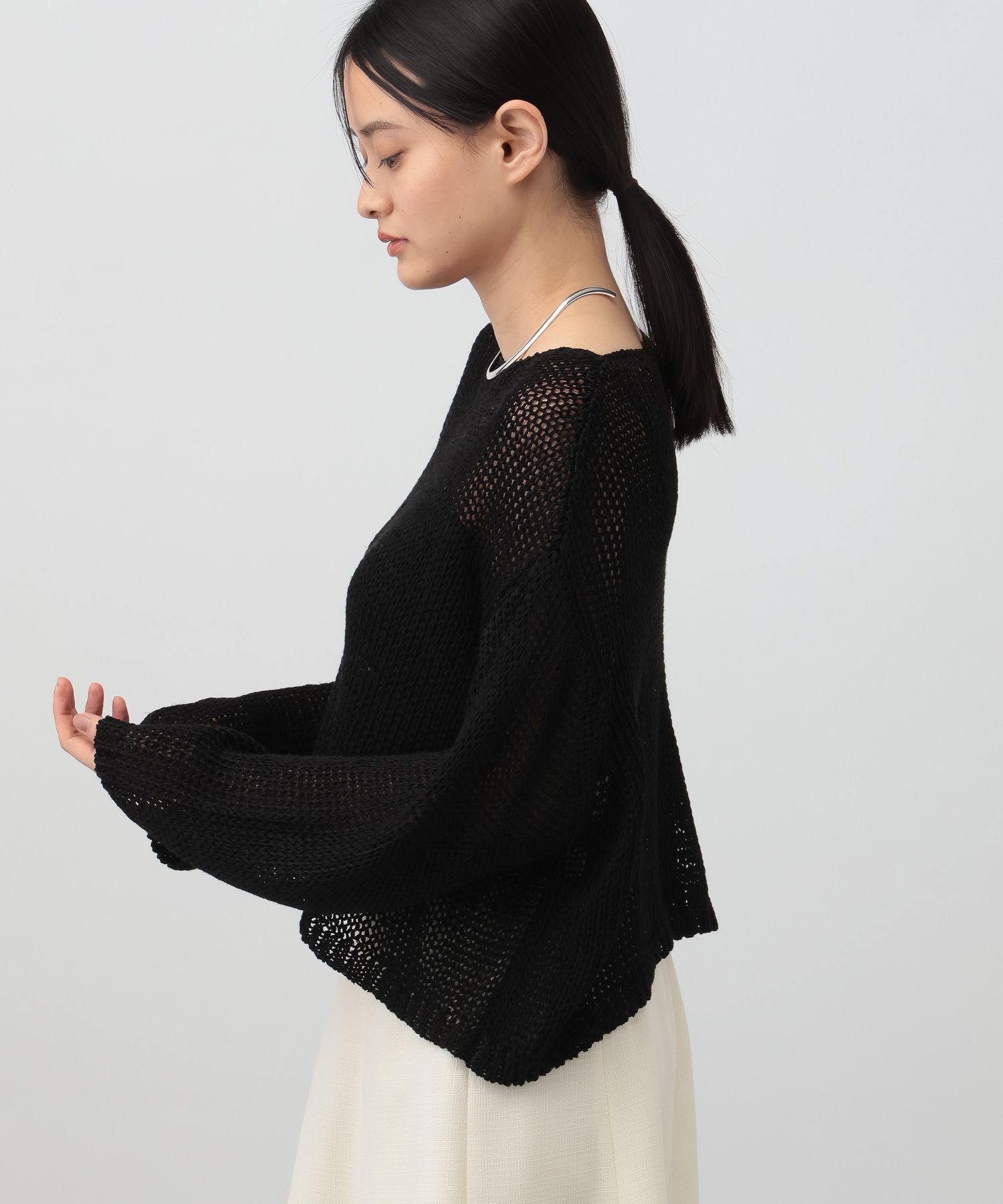 A part by 「リネンコンボートプルオーバー長袖」|ニット・セーター|