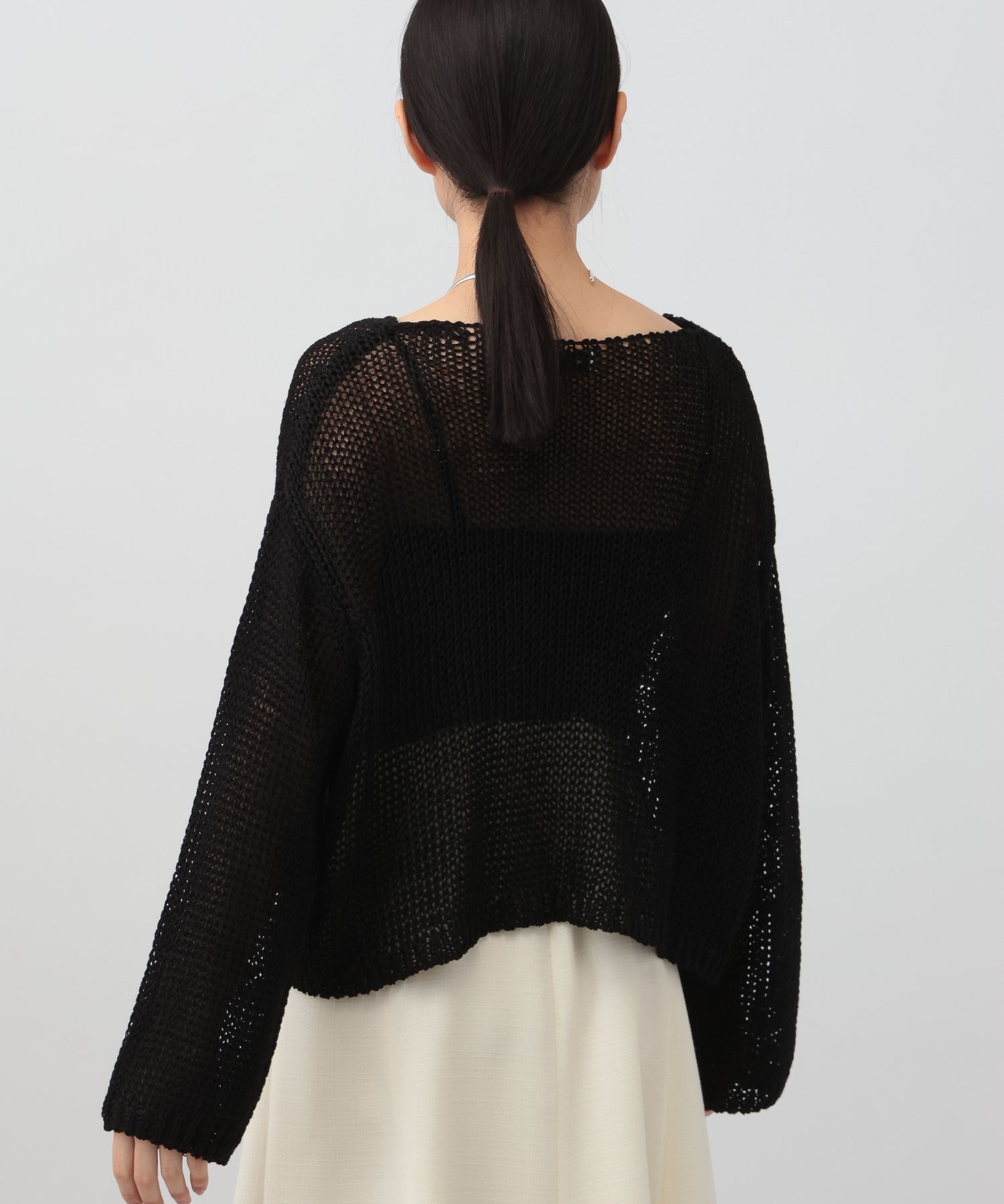 A part by 「リネンコンボートプルオーバー長袖」|ニット・セーター|