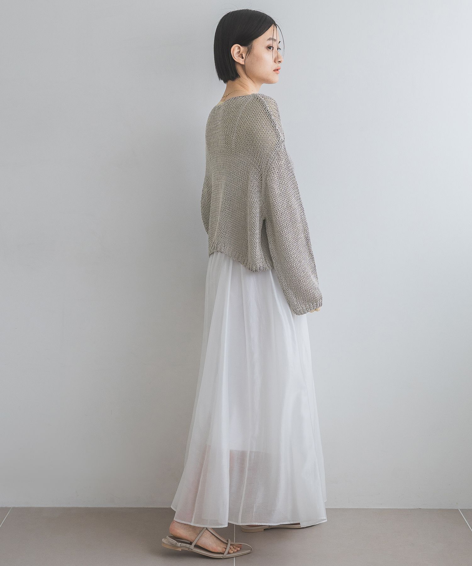 A part by 「リネンコンボートプルオーバー長袖」|ニット・セーター|