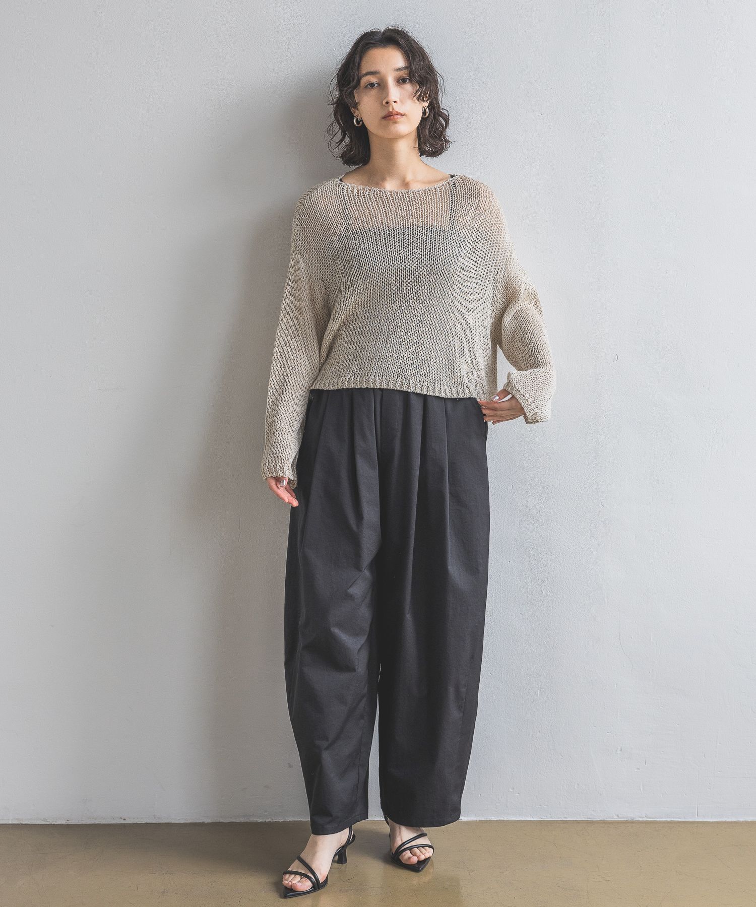 A part by 「リネンコンボートプルオーバー長袖」|ニット・セーター|