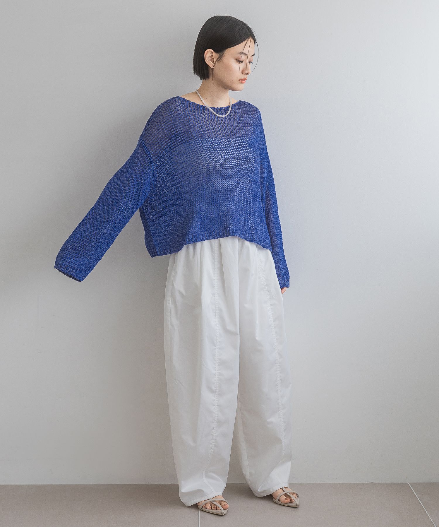 A part by 「リネンコンボートプルオーバー長袖」|ニット・セーター|